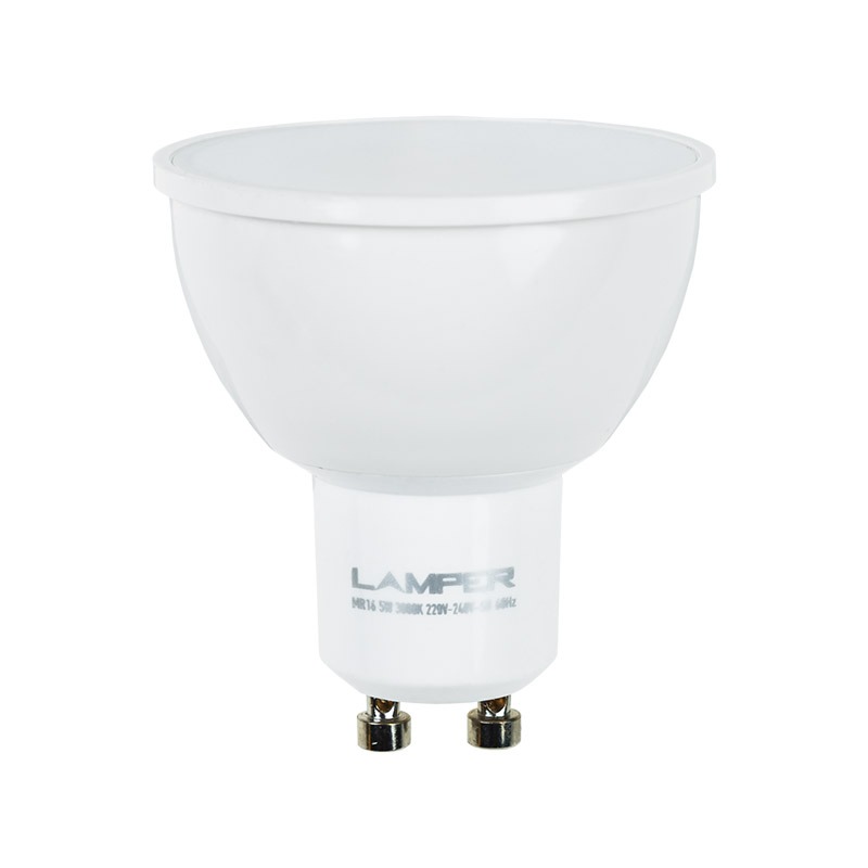  LED MR16 GU10, 5W 3000K 400Lm 220V Lamper