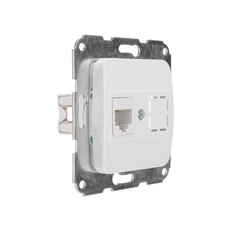 DEA Розетка Компьютер RJ45 с/у мех. Бел KRANZ