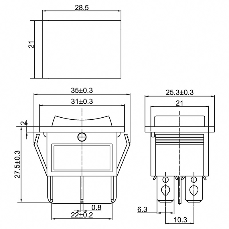   250V 15 (6) ON-OFF-ON    (RWB-508, SC-767) REXANT   1 