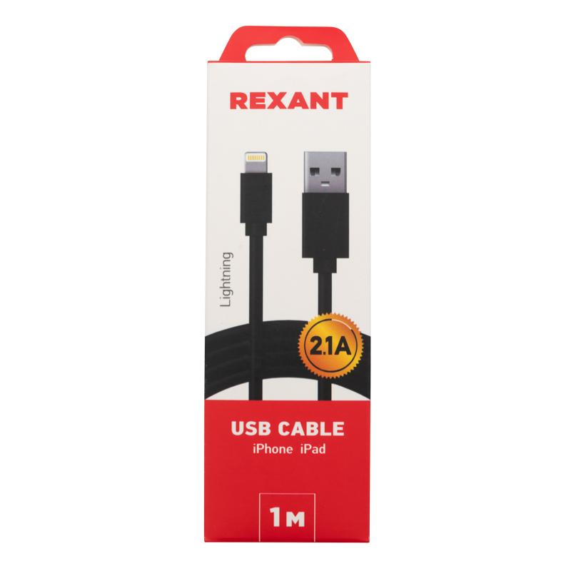  USB-A  Lightning  Apple, 2,1, 1, ,  REXANT