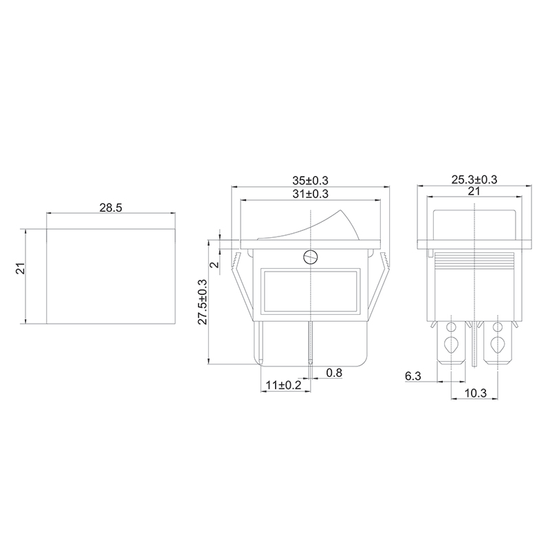   250V 16 (4) ON-OFF    (RWB-502, SC-767, IRS-201-1) REXANT