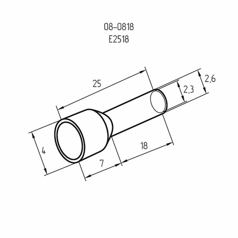     F-18  2.5 &sup2; ( 2.5-18)  REXANT