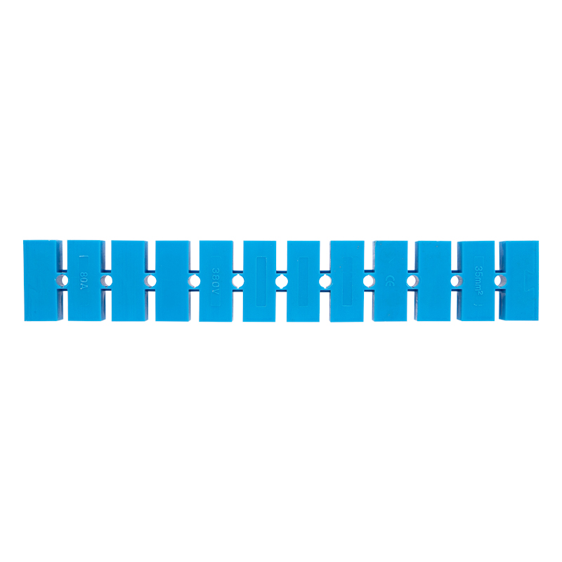 Клеммная винтовая колодка KВ-35 10-35, ток 80 A, полипропилен синий REXANT (10 шт./уп.)