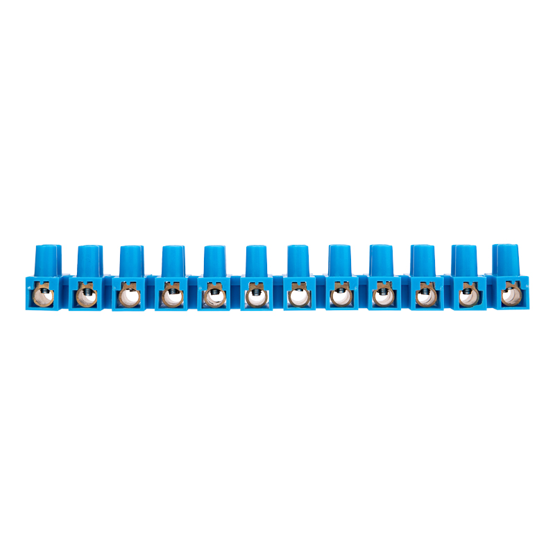 Клеммная винтовая колодка KВ-35 10-35, ток 80 A, полипропилен синий REXANT (10 шт./уп.)