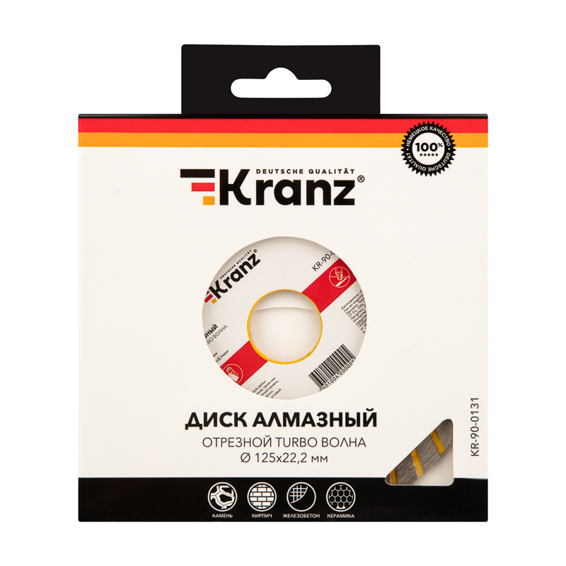    Turbo  125x22,2x2x10 KRANZ