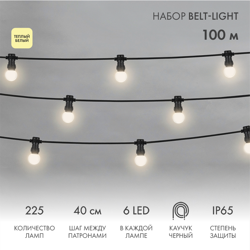   Belt-Light 2 , 100,  40, 225 LED ,    , 45 (6 LED) NEON-NIGHT