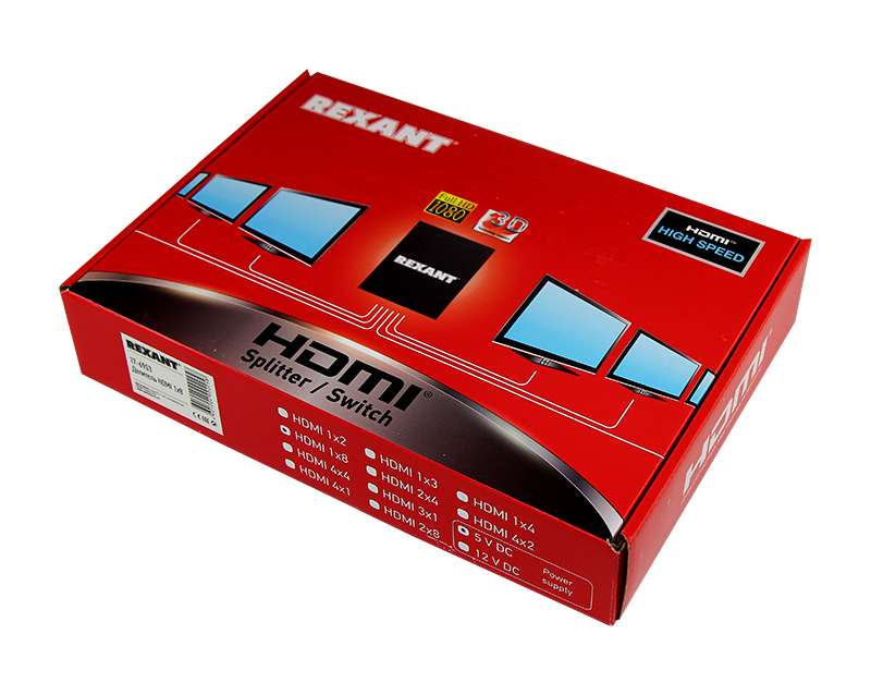   HDMI  8  HDMI,  REXANT